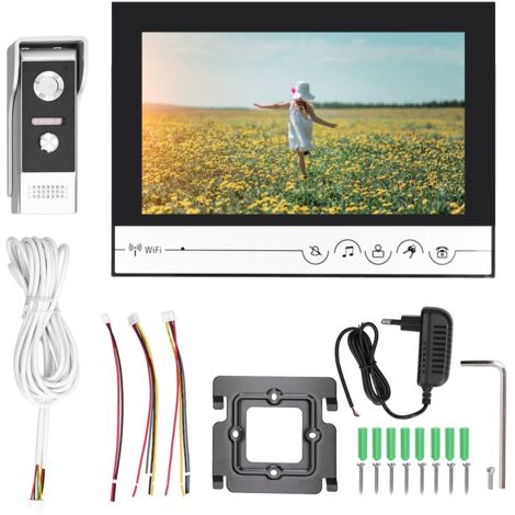 Intelligente WLAN-HD-Türklingel mit Video-Gegensprechanlage für Haus und Wohnung (100–240 V)