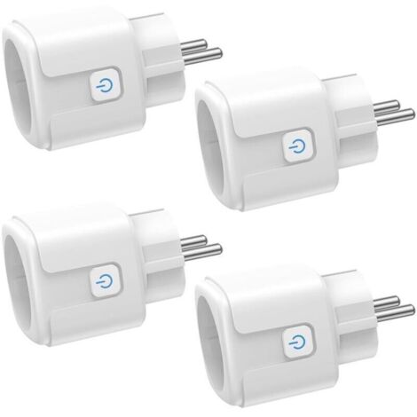 Intelligente WLAN-Steckdose (16 A, 3680 W) – Fern- und Sprachsteuerung – Kompatibel mit Alexa und Google – Überwachung des Energieverbrauchs