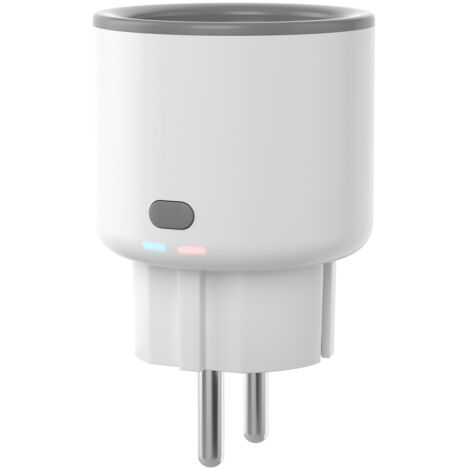 Intelligente WLAN-Steckdose (16 A) mit hoher Leistung und Energiezähler – Sprachsteuerung über Alexa/Google, Echtzeitüberwachung, Timer – kompatibel mit Tuya/Smart Life (EU-Stecker Typ E/F, Weiß) – Al