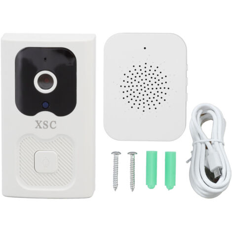 Intelligente WLAN-Video-Türklingel mit PIR-Bewegungsmelder und Sicherheitskamera für Zuhause