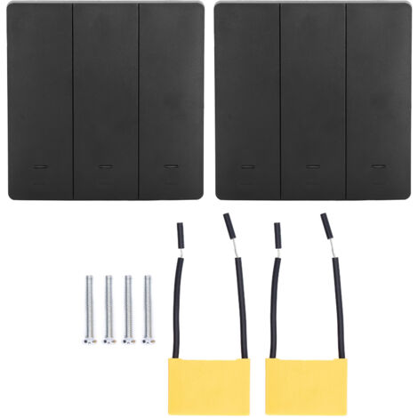 Intelligenter 3-Wege-Schalter mit WLAN-Sprachsteuerung für Zuhause, 100–230 V, kabellos