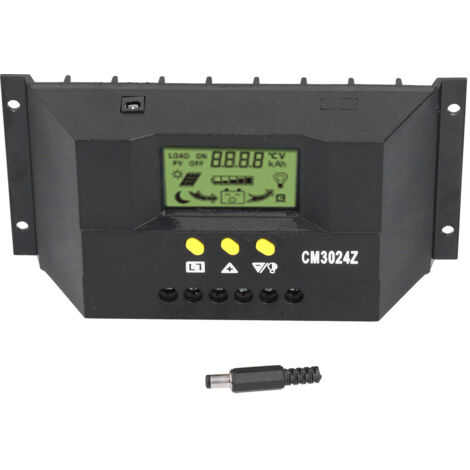 Intelligenter 30A 12V/24V Solar-Laderegler mit LCD-Bildschirm