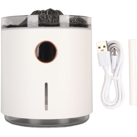 Intelligenter Aromatherapie-Diffusor mit Timer, Nebelgenerator und multifunktionalem Luftbefeuchter für Schlaf- und Wohnzimmer in Schwarz