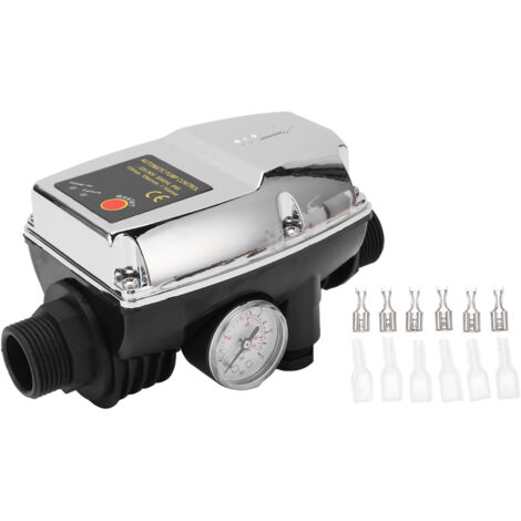 Intelligenter automatischer Wasserpumpenregler – Wasserdichtes ABS-Gehäuse, Silber