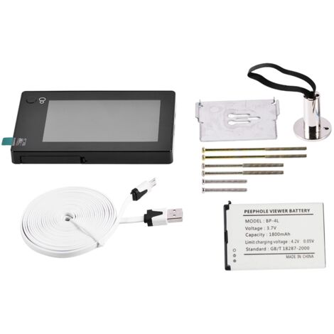Intelligenter digitaler Türspion mit 4,3-Zoll-TFT-LCD-Bildschirm – 110°-Weitwinkel-HD-Sicherheitskamera