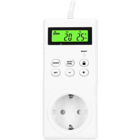 Intelligenter, drahtloser Thermostatschalter mit Timer und LCD-Display für Smart Home 120V EU