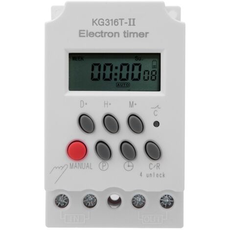 Intelligenter elektronischer Timer für Mikrocomputer, Hochstromschalter KG316T-II 220VAC 30A
