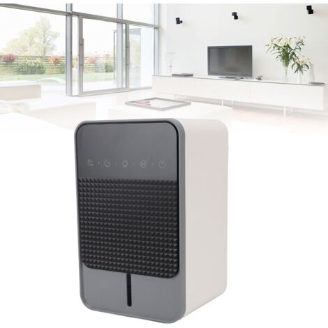 Intelligenter Festkörper-Luftentfeuchter – ABS/PC-Modell mit Digitalanzeige, 1395 g Entfeuchtungsleistung, Timer, 7 Ambientebeleuchtungen für Zuhause, Schlafzimmer, Badezimmer, Keller, EU