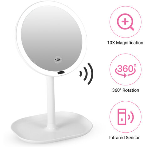 Intelligenter Kosmetikspiegel mit Sensor