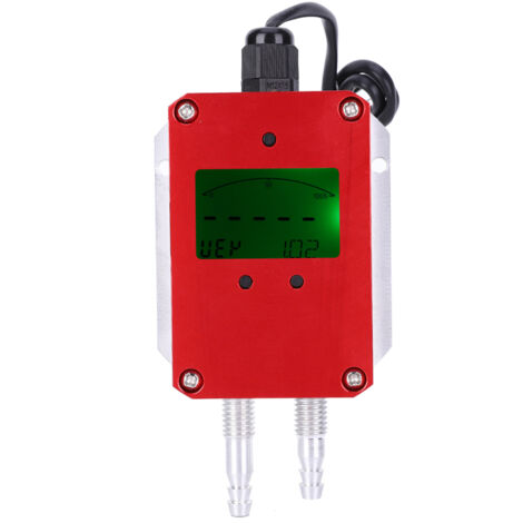 Intelligenter LCD-Luftdrucksensor 0-20 kPa, 24 V DC 4-20 mA für Raumlüftung