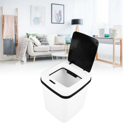 Intelligenter Mülleimer mit großem Fassungsvermögen, LED-Beleuchtung und Bewegungssensor, automatischer Mülleimer für Zuhause, Modell L