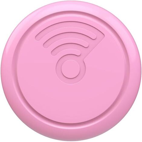 Intelligenter Produkt-Tracker für Taschen, Geldbörsen, Portemonnaies usw. Batteriebetriebene, pinkfarbene Version