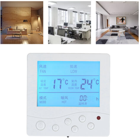 Intelligenter, störungsfreier LCD-Thermostat für 220-V-Haushaltsgeräte – Modell 8802F
