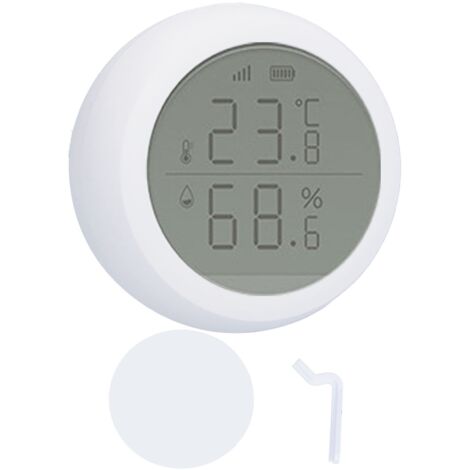 Intelligenter Temperatur- und Feuchtigkeitssensor mit LCD-Display, Fernsteuerung per App und Präzisionssonde