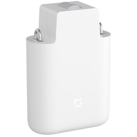Intelligenter Vorhangmotor, intelligenter Vorhangöffner mit Sprachsteuerung, Timer, Lichtsensor, 6400-mAh-Akku, kompatibel mit U- und I-Schienen, schraubenlose Montage, Weiß