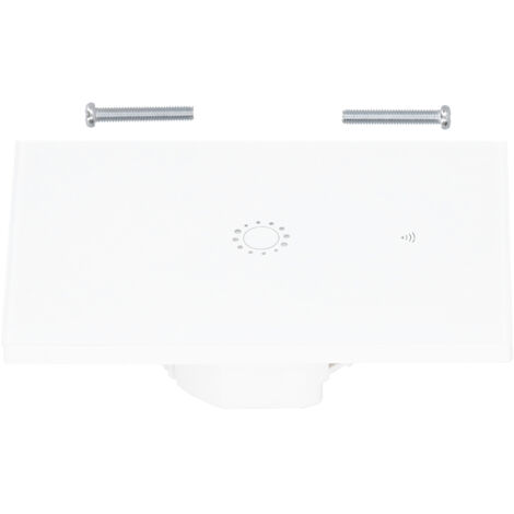 Intelligenter WLAN-LED-Schalter, Alexa-Sprachsteuerung, 1-Wege-Touchpanel, App-Steuerung, Weiß, AC 95–250 V