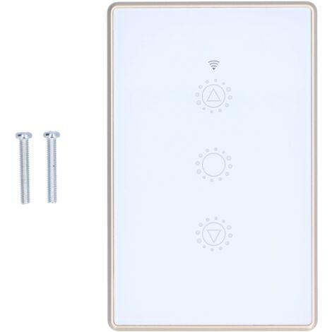 Intelligenter WLAN-Schalter für Rollläden, kompatibel mit Smart Life, Aluminium, 100–240 V Wechselstrom