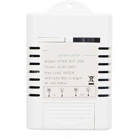 Intelligenter WLAN-Schalter mit Sprachsteuerung, Zeitplanung und Echtzeit-Feedback, 85–260 V Wechselstrom