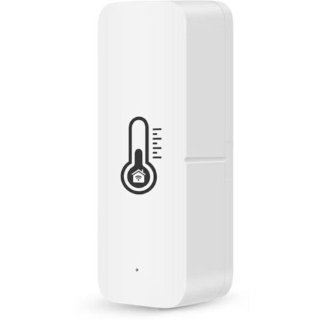 Intelligenter WLAN-Temperatur- und Feuchtigkeitssensor für Smart Homes, kompatibel mit [Firmenname]. Batterie nicht im Lieferumfang enthalten.