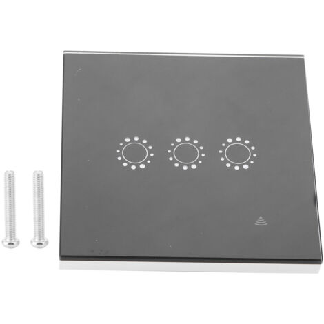 Intelligenter WLAN-Touch-Wandschalter, App- und Sprachsteuerung, 95–250 V, 10 A, kompatibel mit Sprachassistenten