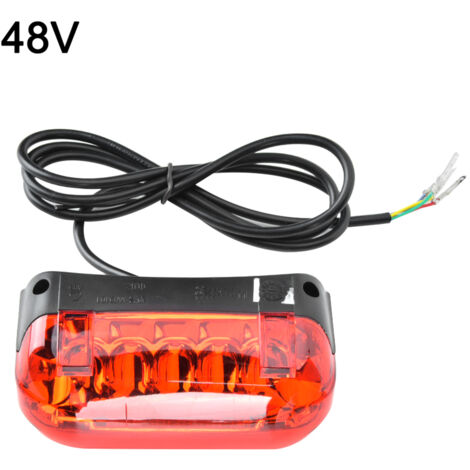 Intelligentes 2-in-1-Rücklicht für 48-V-Elektroroller mit Bremsfunktion