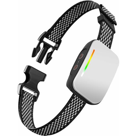 Intelligentes Anti-Bell-Hundehalsband mit Piepton-/Vibrationsmodus, 4 Empfindlichkeitsstufen, Hundetrainingshalsband, elektrisches Halsband für Hundehalsband von 4 bis 80 kg, IP67 wasserdicht