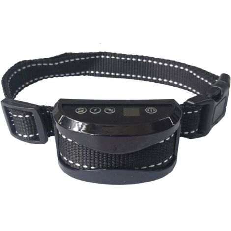 Intelligentes Anti-Halsband-Hundehalsband, wiederaufladbares Ultraschall-Trainingshalsband, wasserdichtes Vibrations-Hundestopp-Kontrollhalsband FLITI