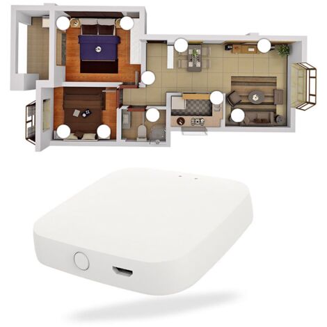 Intelligentes Bluetooth-Mesh-Gateway, automatisierte drahtlose Steuerung für Hausautomation und vernetztes Büro