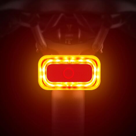 Intelligentes Fahrrad-Rücklicht, wiederaufladbare USB-Fahrrad-Rücklichter mit Bremserkennung, 4 Modi, wasserdichtes LED-Fahrrad-Sicherheitslicht