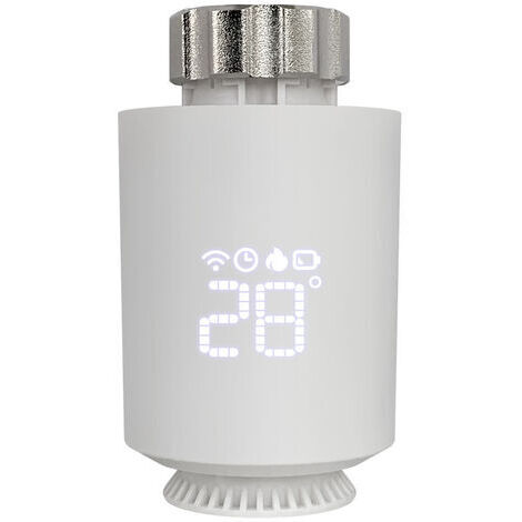 Intelligentes Heizkörperventil, intelligentes Thermostatventil, intelligenter Thermostat, steuerbar per Mobil-App