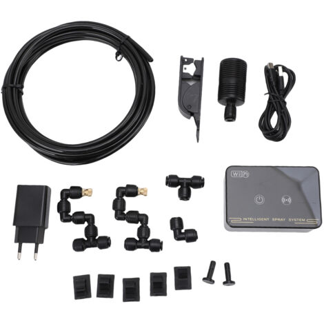 Intelligentes Rosvola-Bewässerungssystem für Reptilien, Timerfunktion, automatische Terrarien mit Kupferdüsen, EU-Stecker 100–240 V