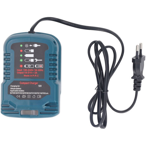 Intelligentes Schutzsystem, robustes Material, Akkuladegerät für kabellose Elektrowerkzeuge, mit Spannungsakkus am Current Guardian 18V (EU-Stecker).
