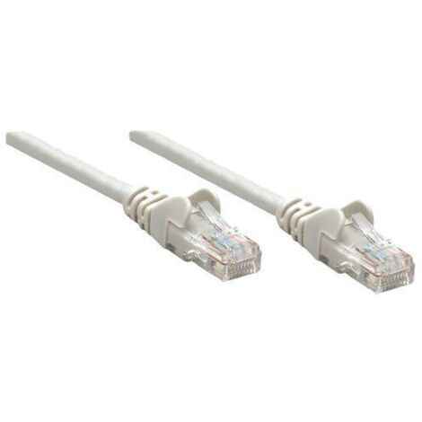 Intellinet 325950 RJ45 Netzwerkkabel, Patchkabel CAT 5e U/UTP 10.00 m Grau  1 St.