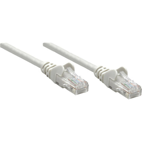 Intellinet 336628 RJ45 Netzwerkkabel, Patchkabel CAT 5e U/UTP 1.50 m Grau  1 St.