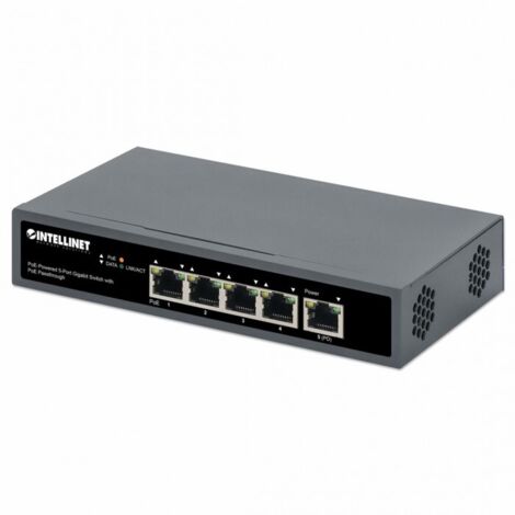 Intellinet - 5-Port Gigabit PoE Switch, 65W