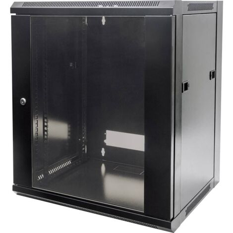 Intellinet 711937 Armoire baie de brassage 19 (l x H x P) 570 x 770 x 450 mm 15 UH noir (RAL 9005)