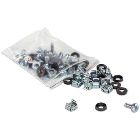 Intellinet 713658 accesorio de bastidor Juego de tornillos con tuercas enjauladas