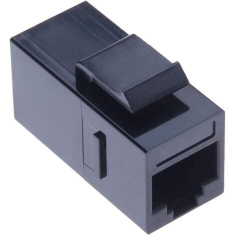INTELLINET Accoppiatore RJ45 F/F UTP C6 Keystone Nero