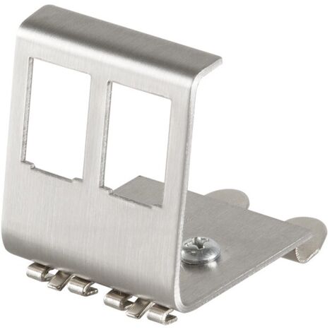 Intellinet Adattatore per Moduli Keystone 2xRJ45 per guida DIN