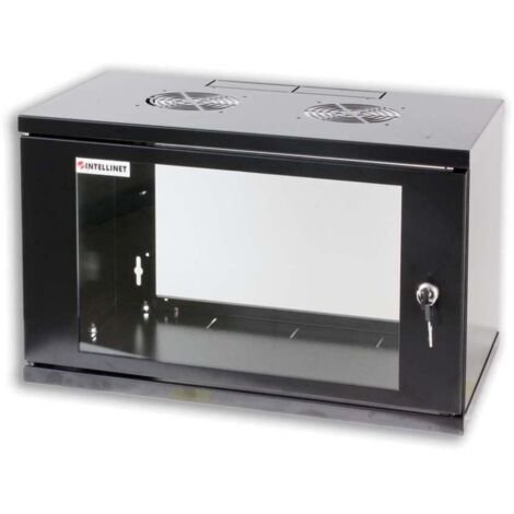 INTELLINET Armadio Rack 19 da muro 10HE Nero