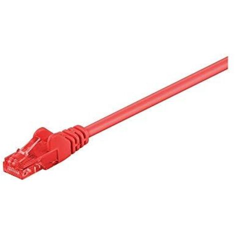 INTELLINET Cavo di rete Patch CCA Cat. 6 Rosso UTP 1,5 m