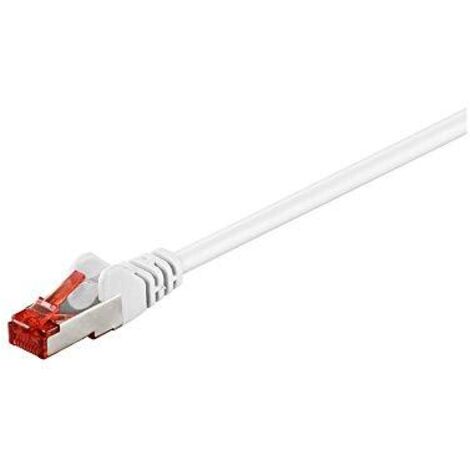 INTELLINET Cavo di rete Patch in CCA Schermato Cat. 6 Bianco S/FTP 2 m Bulk