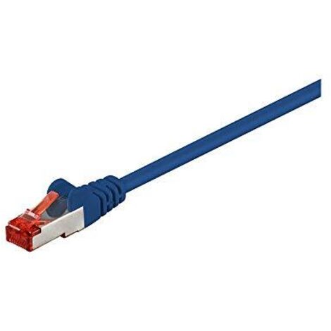 INTELLINET Cavo di rete Patch in CCA Schermato Cat. 6 Blu S/FTP 10 m Bulk
