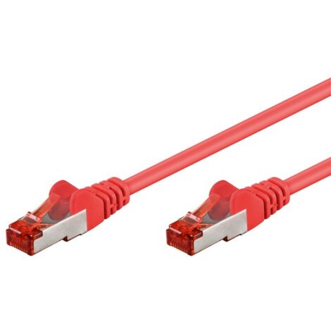 INTELLINET Cavo di rete Patch in CCA Schermato Cat. 6 Rosso S/FTP 10 m Bulk