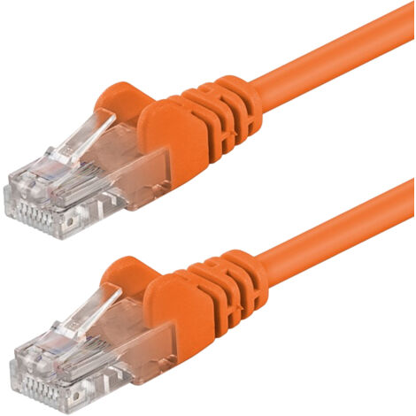 Intellinet Cavo di rete Patch in Rame Cat. 6 Arancio UTP 1 mt