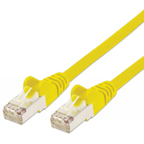 Intellinet Cavo di rete Patch in rame Cat. 6 Giallo SFTP LSZH 7,5m