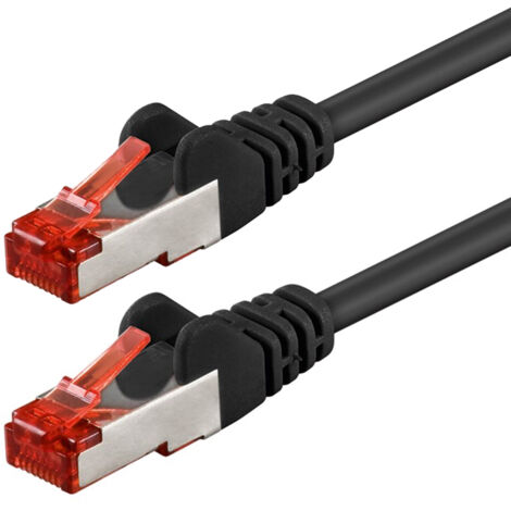 INTELLINET Cavo di rete Patch in rame Cat. 6 Nero SFTP 0,25 m