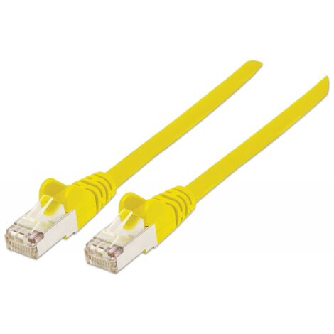 Intellinet Cavo di rete Patch in rame Cat. 6A Giallo SFTP LSZH 0,5m