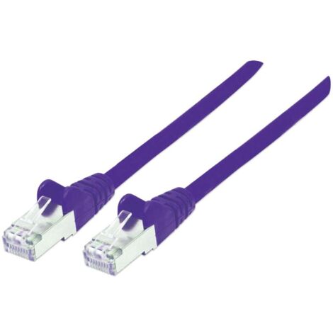 Intellinet Cavo di rete Patch in rame Cat. 6A Viola SFTP LSZH 3m