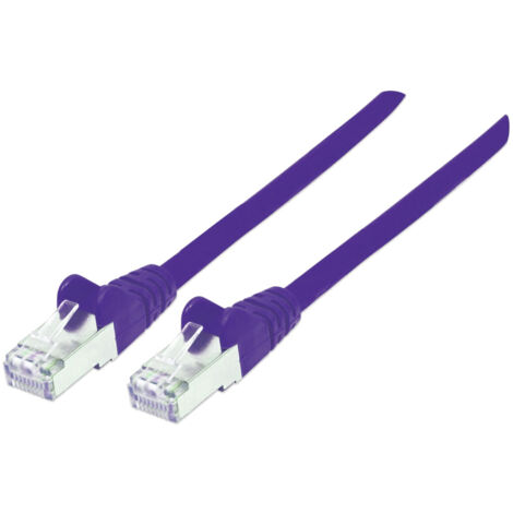 Intellinet Cavo di rete Patch in rame Cat. 6A Viola SFTP LSZH 5m